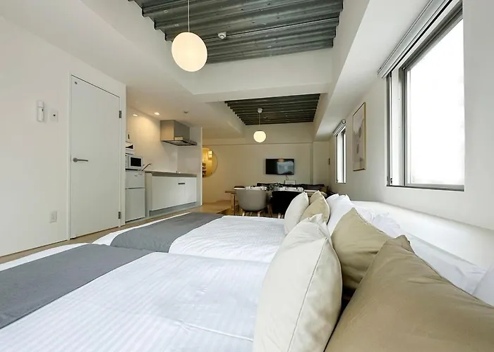 Bhotel Arts Dobashi - Studio Apt For 6 Ppl Near Peace Park